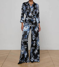 L'Agence - Pilar Silk Wide-leg Pant