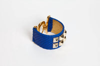 Avenue Chic Studded Cuff in blue - women's jewelry