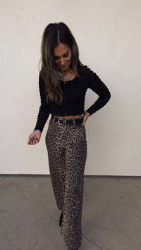 Edit By Nine - Smocked Lace Square Neck Top