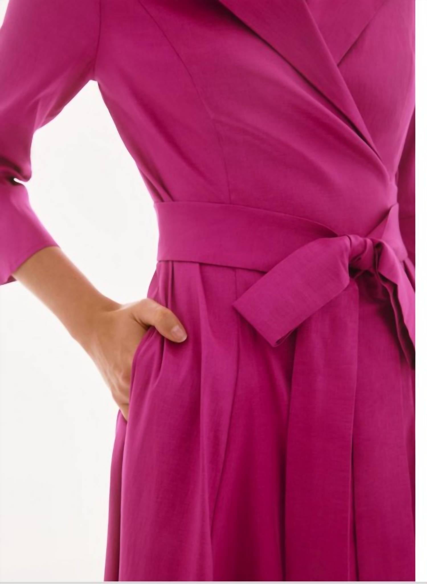 Joseph Ribkoff - Wrap Dress with Bow