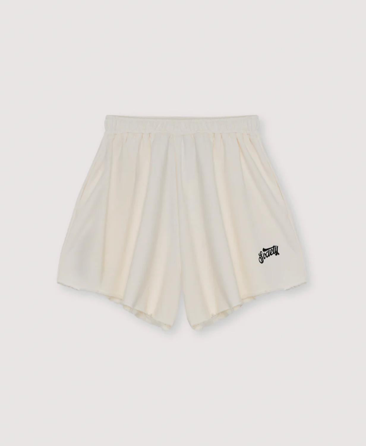 The New Society Women's Mazrus Shorts in ecru - women's shorts