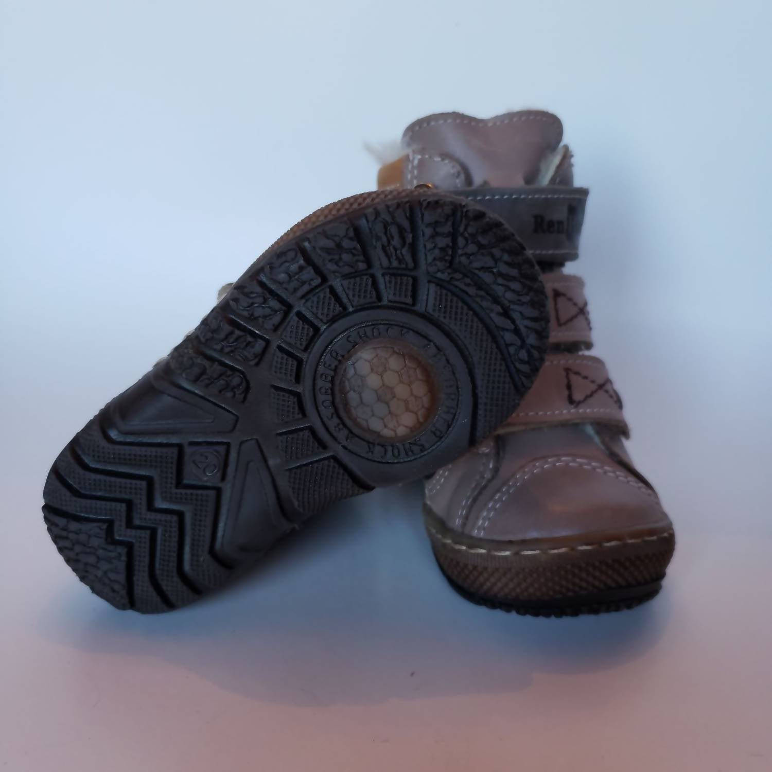 Renbut Shoes - Kid's Velcro Triple Strap Snow Boots