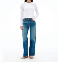 SLVRLAKE Jazmine Mid-rise Jeans in troubled mind - women's jeans