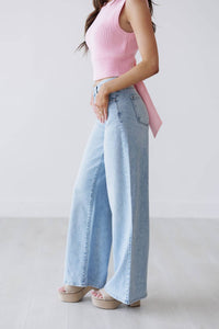 Just Black Denim - Brooks Stretchy Wide Leg Jeans