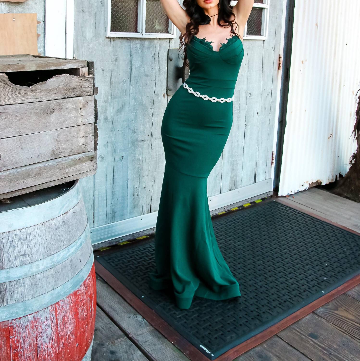 Little Secret Of Mine - Low Cut Mermaid Dress