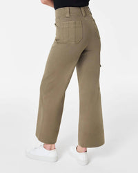 Spanx - Stretch Twill Cropped Cargo Pant