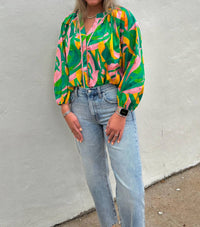 Sincerely Ours - Tropical Rush Blakely Top