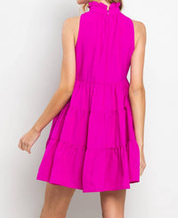 Tcec - Tiered Halter Dress