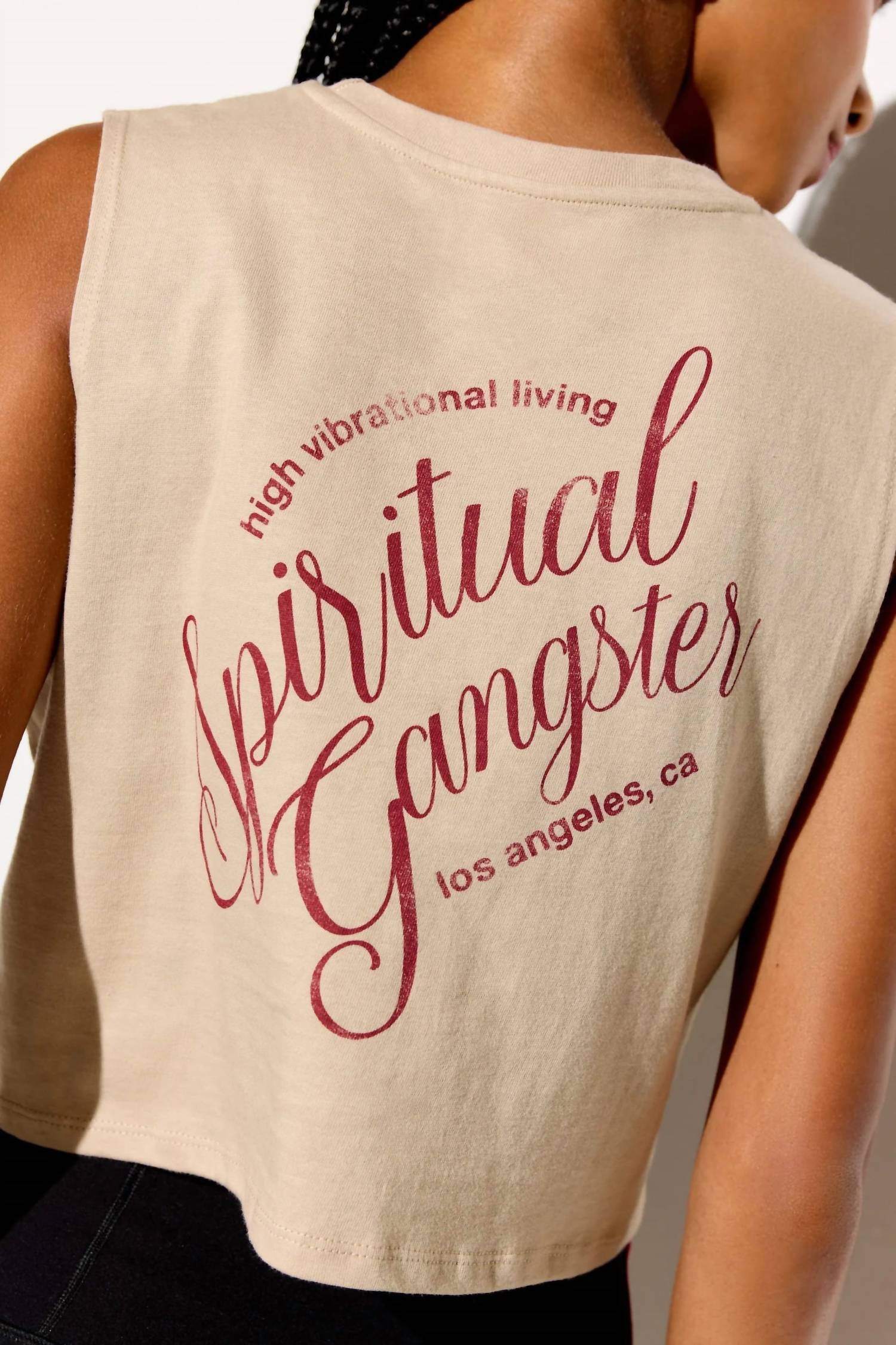 Spiritual Gangster - Living Spirit Crop Tank Top
