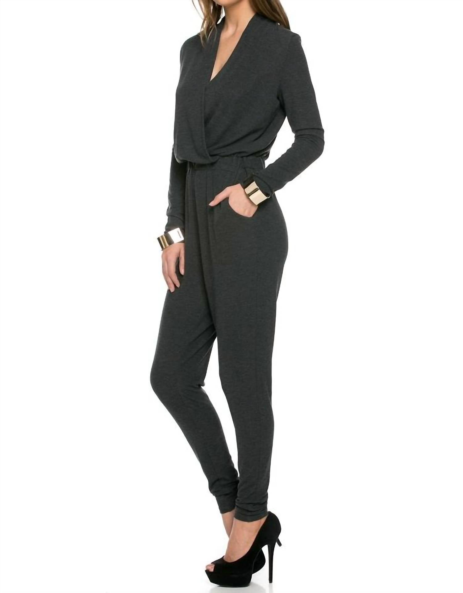 Charme - Wrap Front Jumpsuit