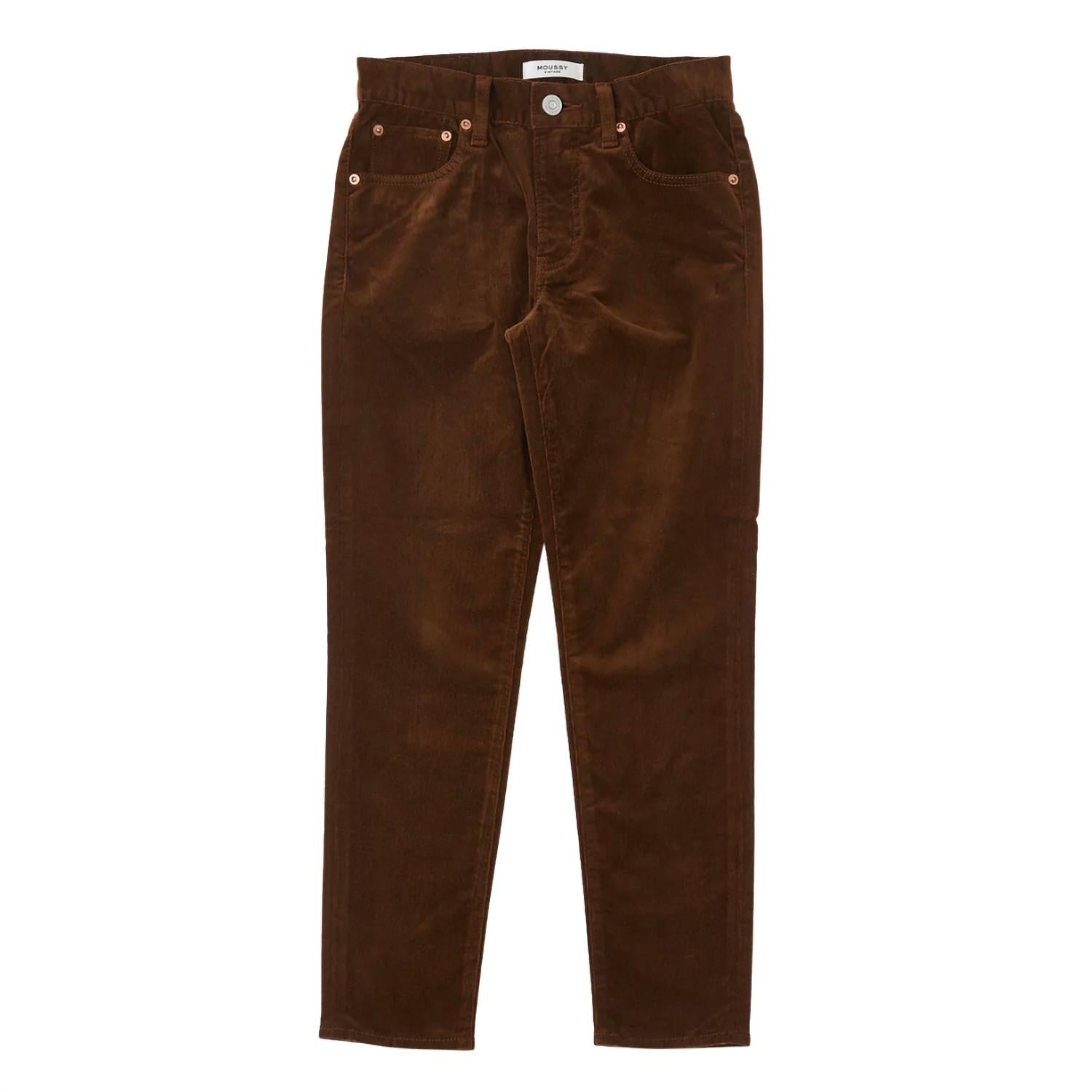 Moussy Lyndon Corduroy Skinny Jean in camel - women's jeans - view 4