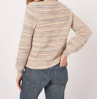 Repeat Cashmere - Pearl Button Short Cardigan