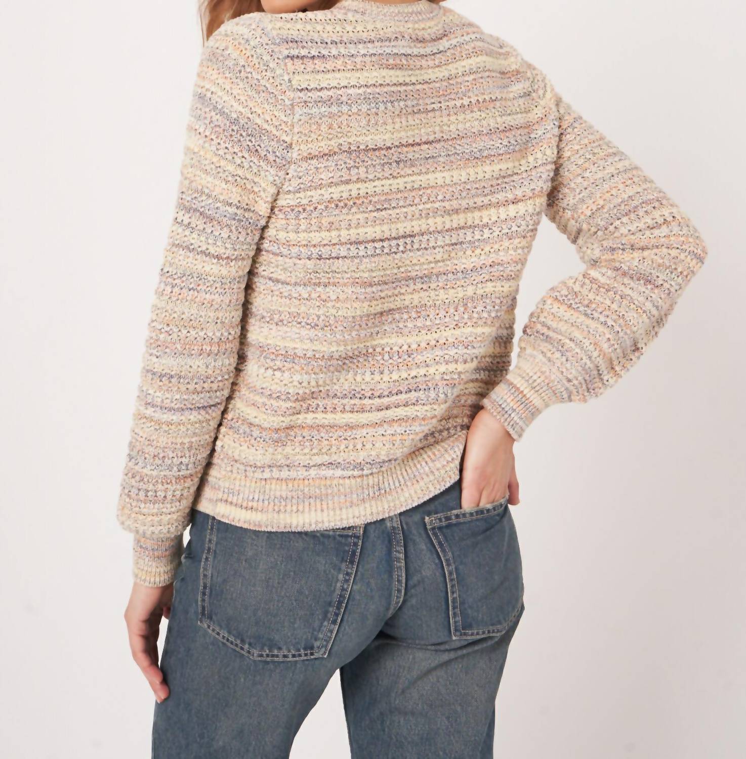 Repeat Cashmere - Pearl Button Short Cardigan