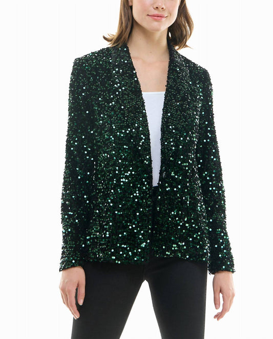 Nicole Miller - Dani Velvet Sequin Jacket