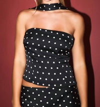 Le Lis - Dreamy Dot Corset Top