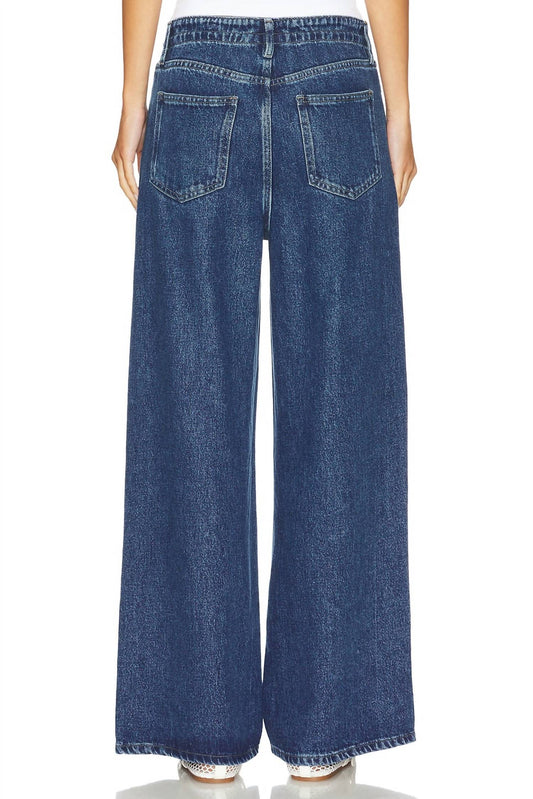 Frame - Super Drape Drawstring Wide Leg Jeans