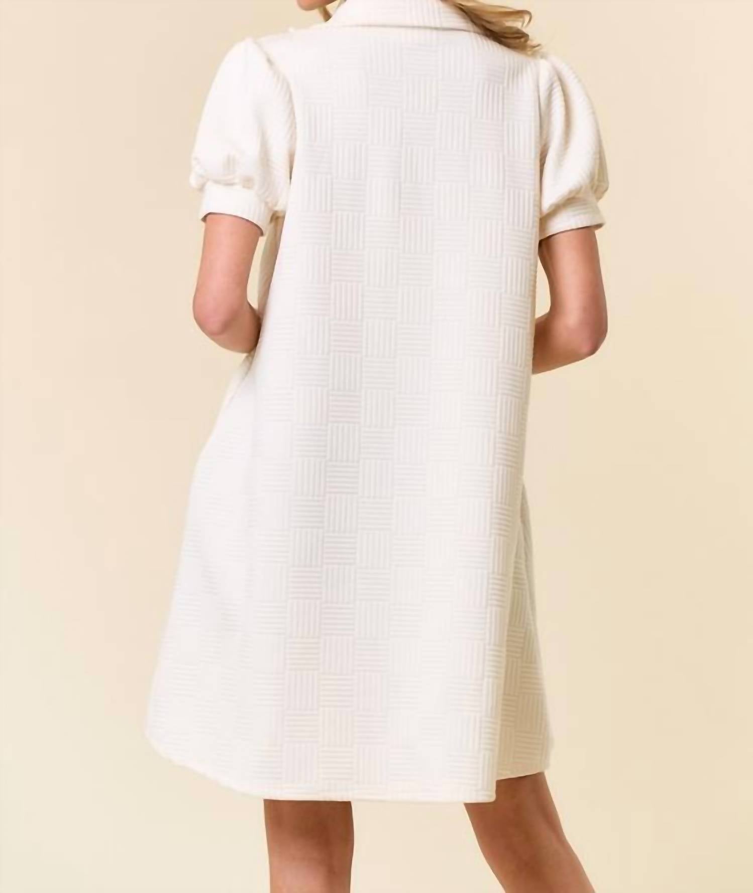 Lovely Melody - Textured Mini Dress