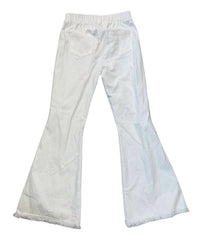 Umgee - Women's Frayed Hem Flare Pants