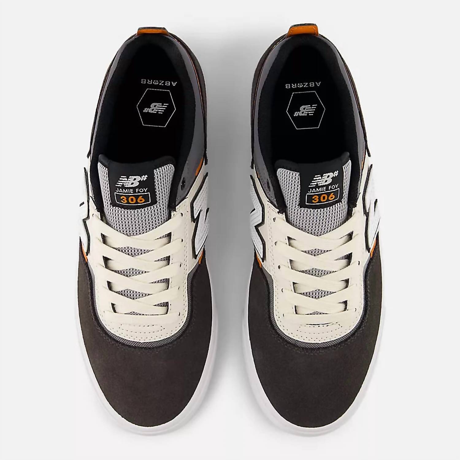 New Balance Men's Jamie Foy 306 Shoes in black cement with sea salt - men's sneaker - alternate view