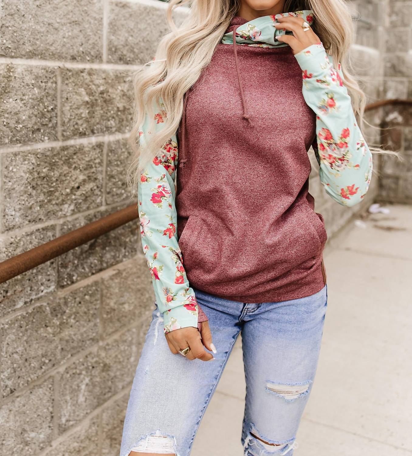 Ampersand Ave - Double Hood Sweatshirt