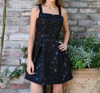 Flowers By Zoe - Girl's Aviana Textured Sequin Dress