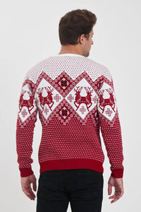 Galani - Men’s Modern Festive Knit Pullover Sweater