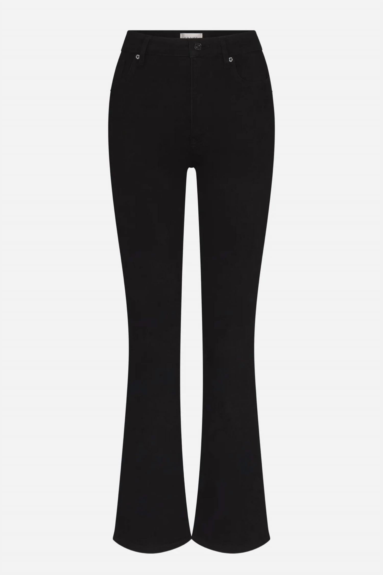 FRAME Women's Reboot High Rise Jeans in black - women's jeans