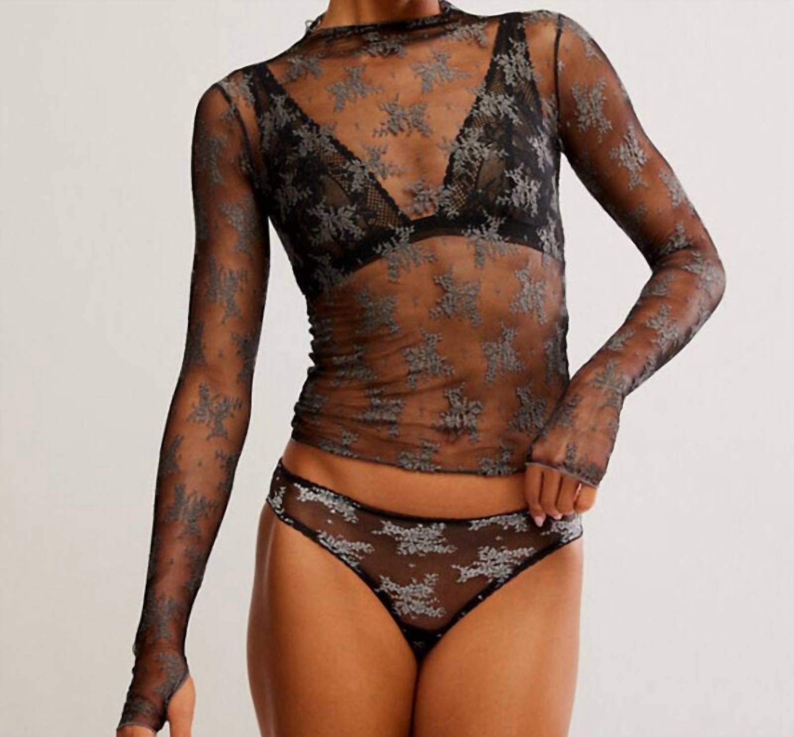 Free People - Two Tone Lady Lux Layering Top