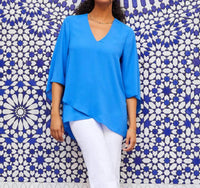 Karen Kane - Bracelet Sleeve Asymmetric Top