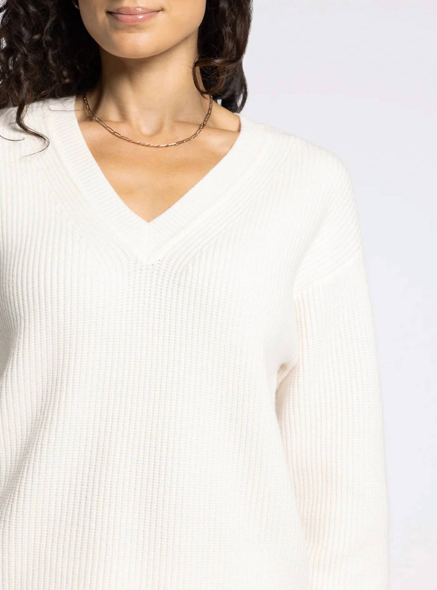 Thread & Supply Cornelia Sweater in ivory - women's sweater - view 4