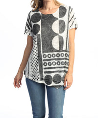 Jess & Jane - Bebop Boucle Mesh Asymmetric Top