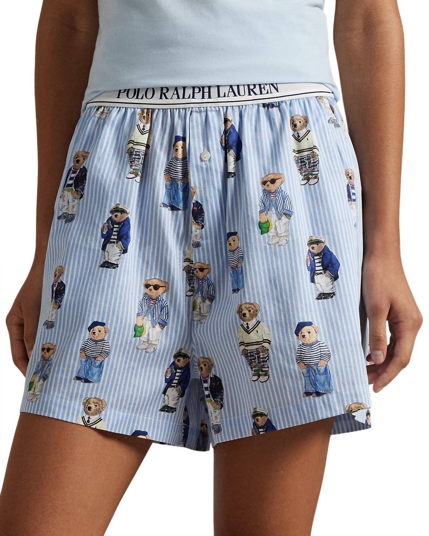 Polo Ralph Lauren - Bear Striped Cotton Boxer