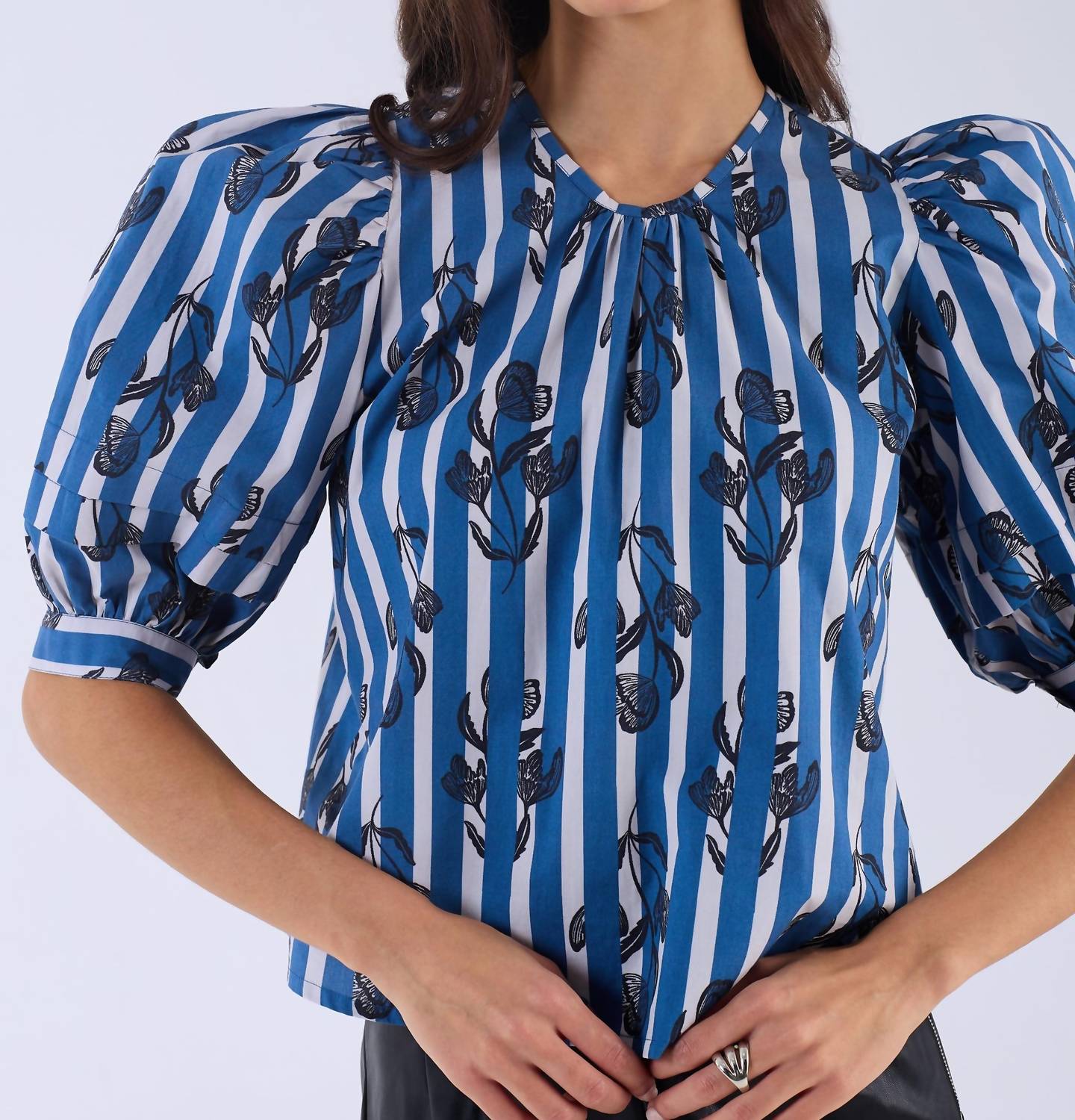 Beyond By Vera - Lily Puff Sleeve Blouse