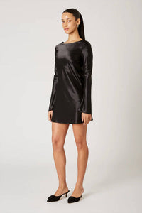 Nia - Kim Satin Mini Dress