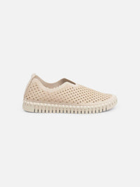 Ilse Jacobsen - Women's Perforated Loafer Sneakers