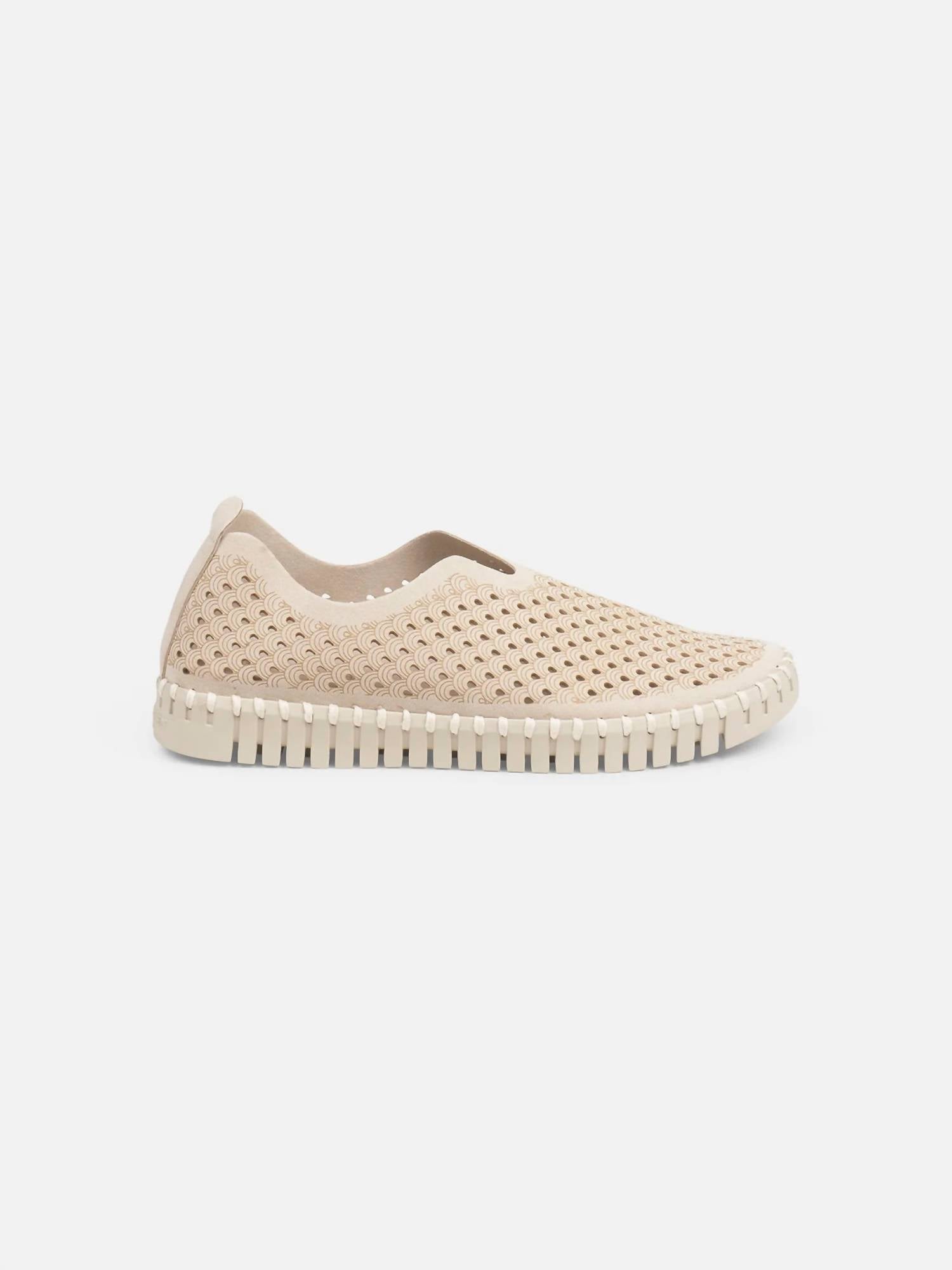 Ilse Jacobsen - Women's Perforated Loafer Sneakers