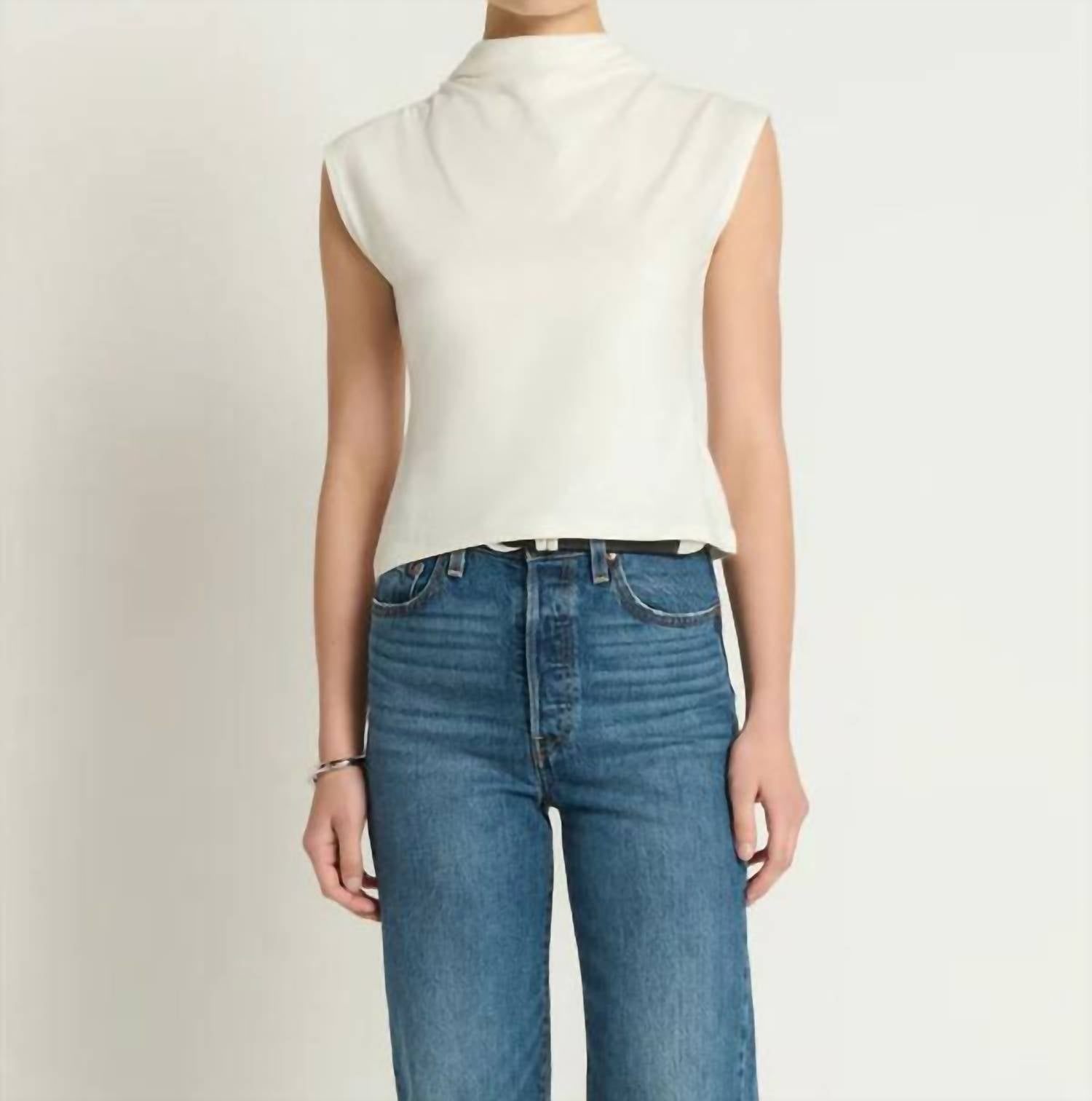 Nation Ltd - Lulu Mock Neck Top