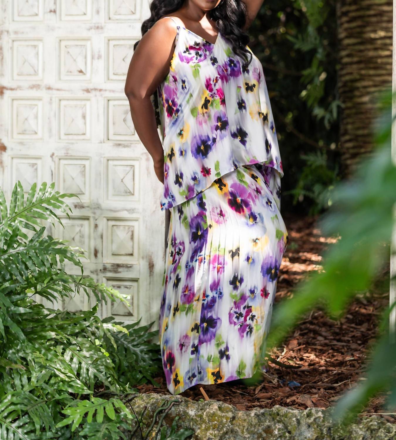 Mat Fashion - Pansy Relaxed Wide Leg Trouser - Plus