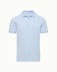 Orlebar Brown - Men's Maranon Waffle-knit Cotton Polo Shirt