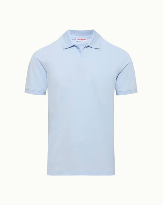 Orlebar Brown - Men's Maranon Waffle-knit Cotton Polo Shirt