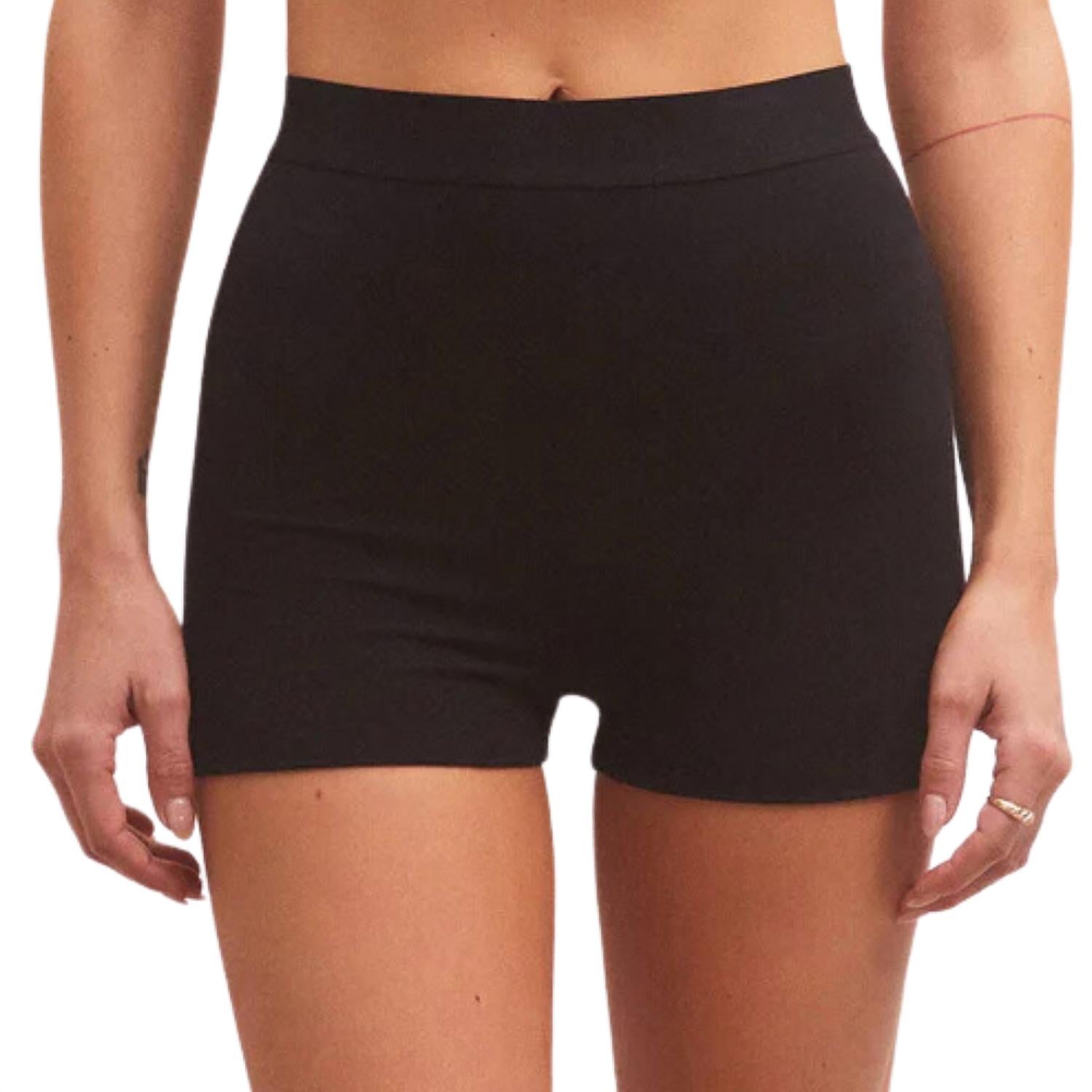 Z Supply Women's Everyday Lounge Bike Short in black - women's shorts