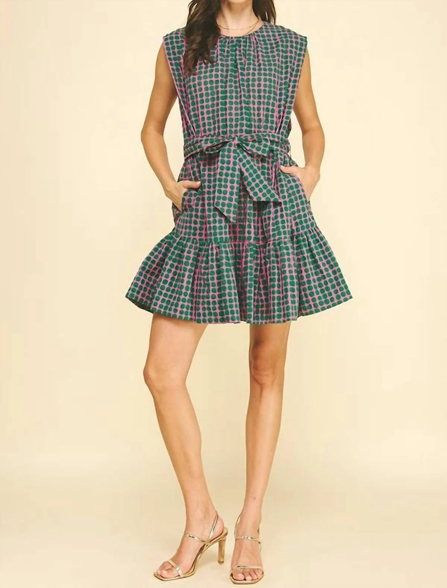 Pinch - Polka Dot Tiered Mini Dress
