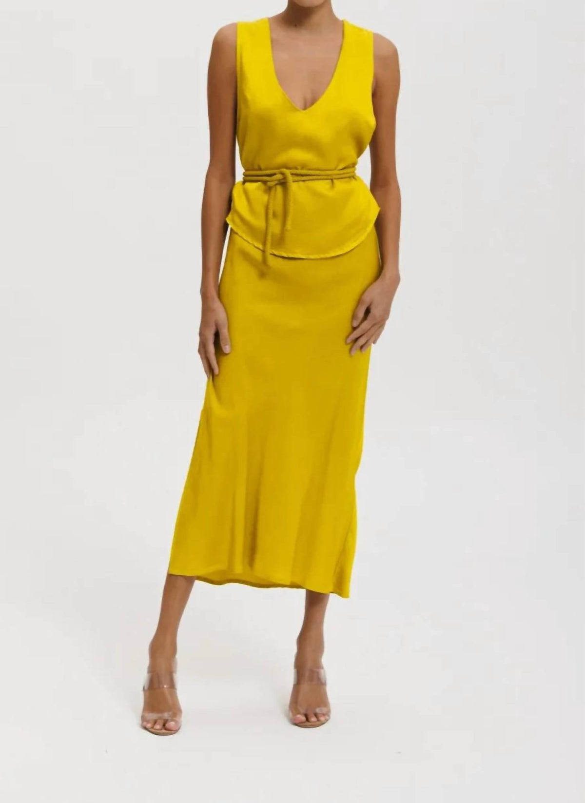 Cali Dreaming - Elastic Waist Slip Skirt