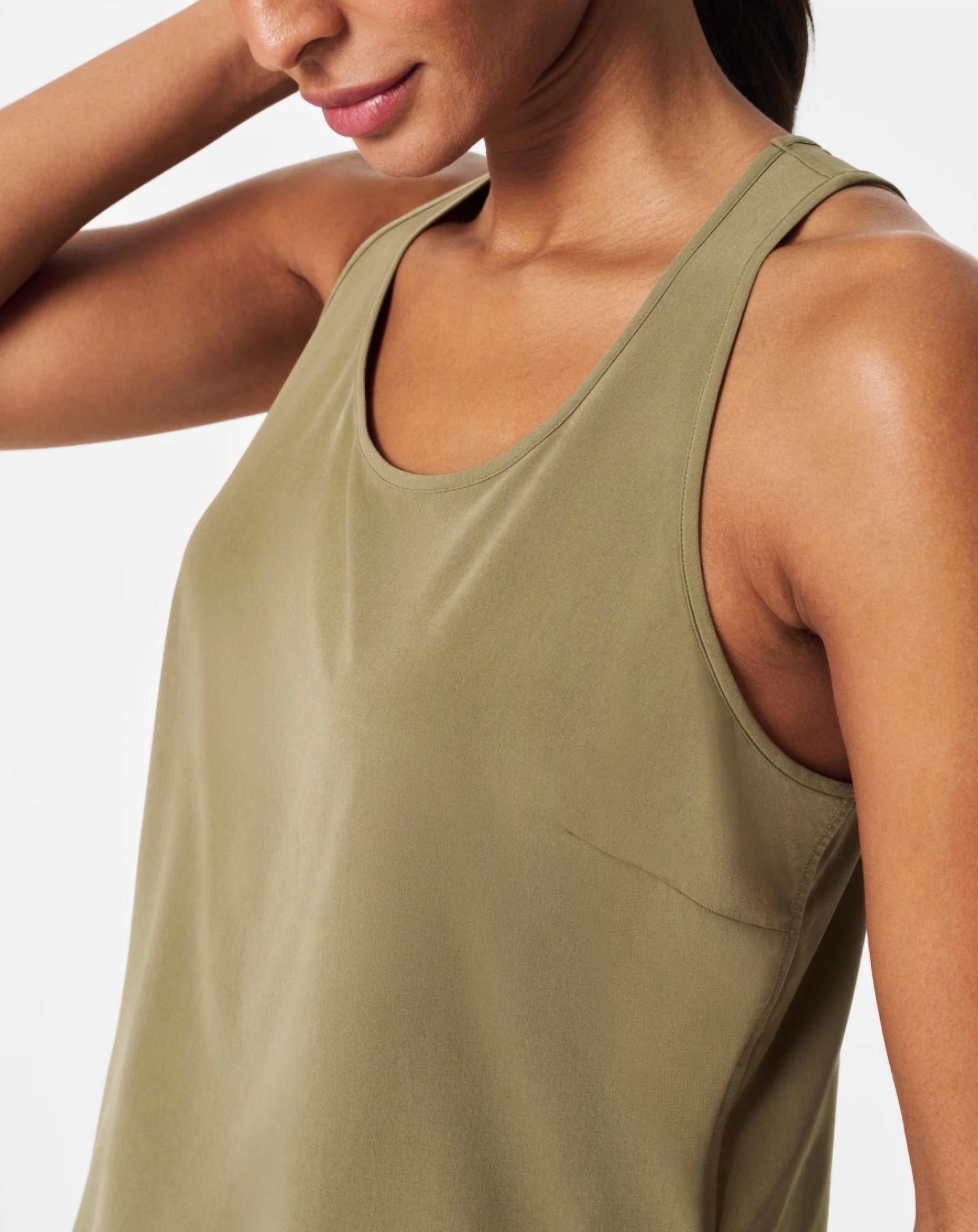 Spanx - Casual Friday Curved Hem Tank Top
