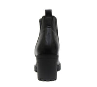 Soda - Women's Origami Lug Sole Mid Heel Ankle Bootie