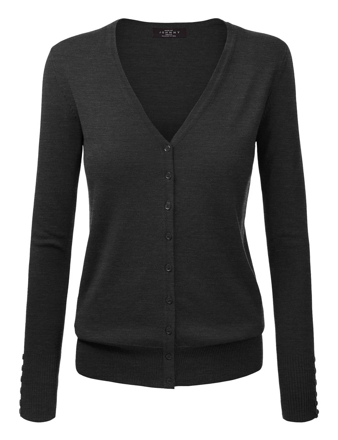 Made By Johnny - Keep It Classic V-neck Cardigan