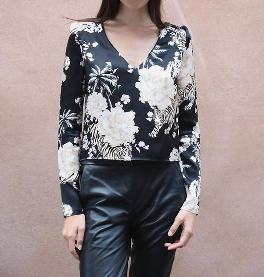 Las Sureñas - Long Sleeve Silk Top