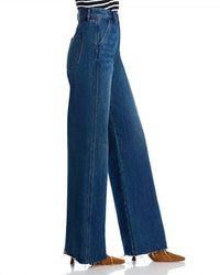 Veronica Beard - Taylor High Rise Wide Leg Jeans