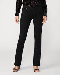 Paige High Rise Manhattan Boot 34.5″ Jean in black shadow - women's jeans