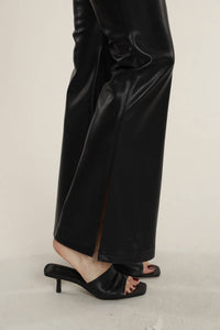 Dolce Cabo - Faux Leather Flare Pants